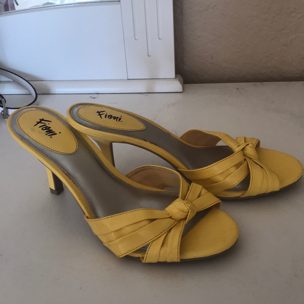 Yellow heels
